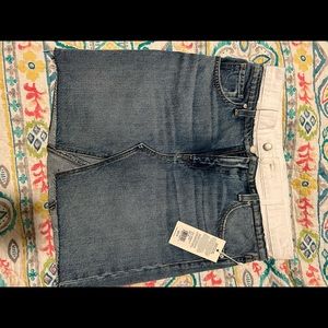 NWT Hudson Jean Mini Skirt